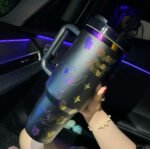 🔥40OZ Stitch Cup 1200ML 🥰 Straw Topper as Free Gift🎁 – Bild 7