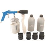 Air Sandblaster Gun Sandstrahlset mit 4 Düsen