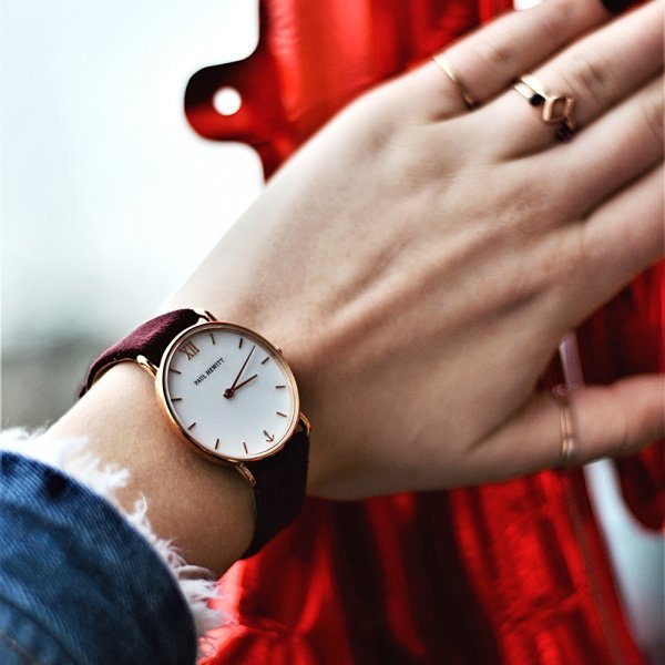 uhr-miss-ocean-pearl-rosegold-alcantara-dark-berry-diverse-modelle-709725 Uhr Miss Ocean Pearl Roségold, Alcantara Dark Berry, diverse Modelle – Bild 1