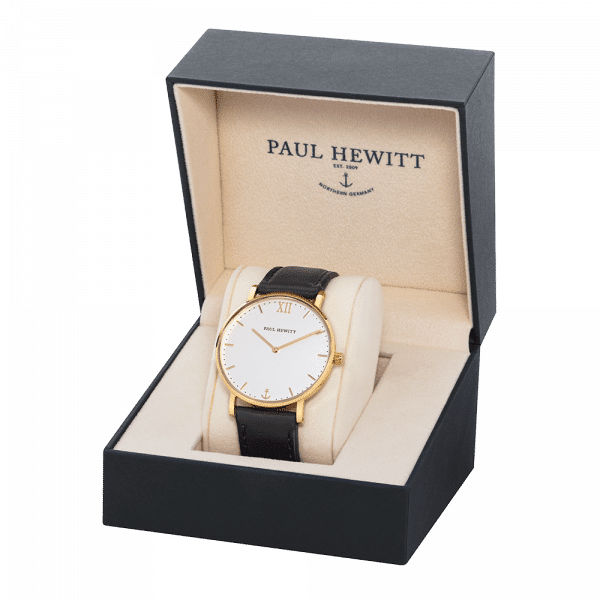 uhr-sailor-white-gold-leder-schwarz-diverse-modelle-374087 Uhr Sailor White Gold, Leder schwarz, diverse Modelle – Bild 1
