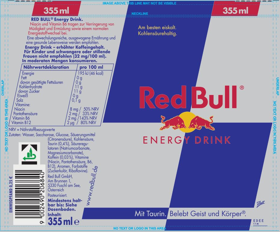 Red Bull Energy Drink Set Dosen Getränke, EINWEG, inkl. Pfand – Bild 2